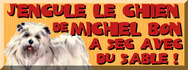 On met profond le chien de Michel Bon