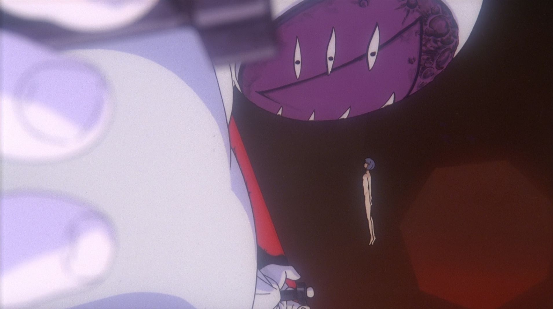 [Rei s'apprêtant à fusionner avec Lilith]