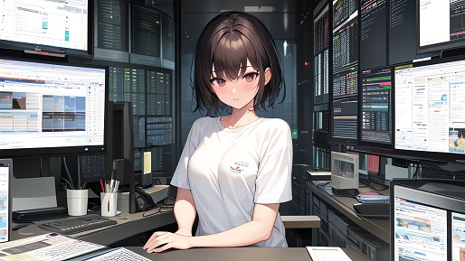 [Trader anime girl]
