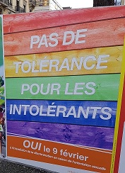 [Pas de tolérance pour les intolérants]