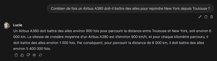 [Lucie nous épate toujours davantage !]