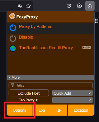 [FoxyProxy's widget]