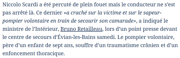 [Le mépris total du conducteur]