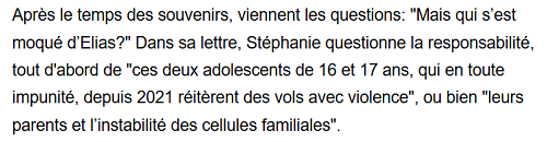 [L'impunité totale de ces criminels en herbe]