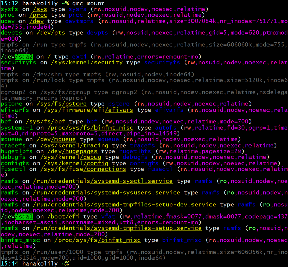 [Output mount + grc]