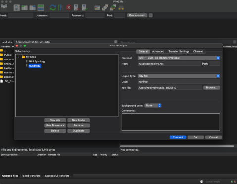 [Savegarde d'une VM avec FileZilla]
