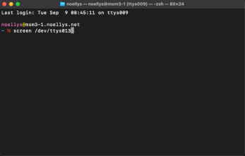 [Accès à la console d'une VM avec Screen - #1]