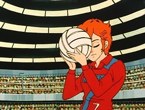 [Capture épisode 45 : Jeanne (You) Hazuki lors d'un match avec les Seven Fighters]