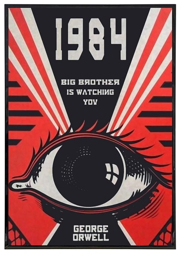 [Couverture de 1984, en anglais]