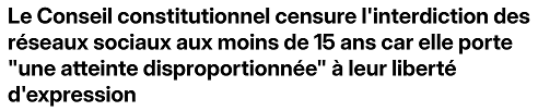 [Décision du Conseil Constitutionnel]