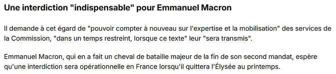 [« L'interdiction indispensable »]