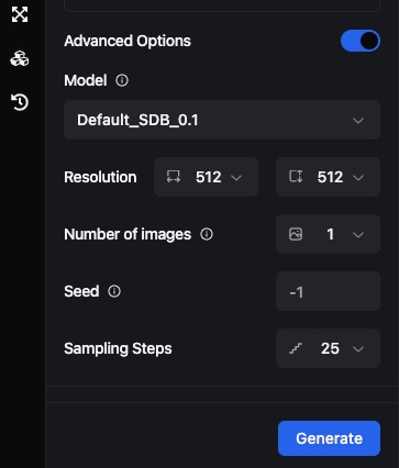 [Options de 'text to image']