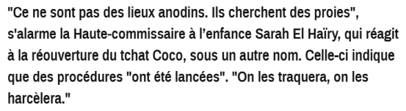 [Déclaration sur 'cocoland' de El Haïry #1]