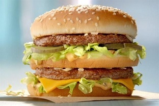 [Un Big Mac tel que vu à la TV]