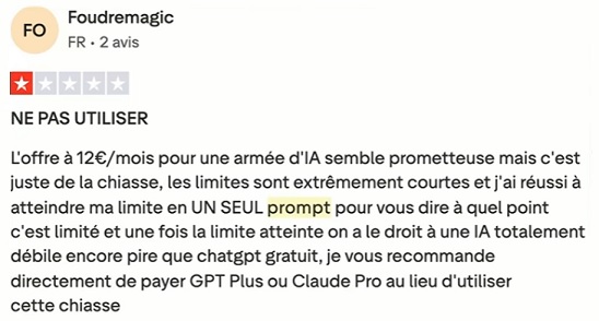 [Avis bien senti sur Mammouth AI par Foudremagic]