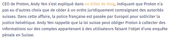 [Proton collecte si on lui en donne l'ordre]