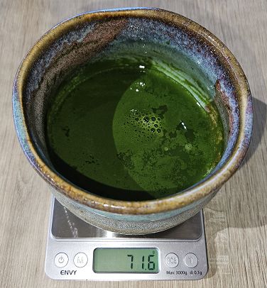 [Ajout de 7 cL d'eau]